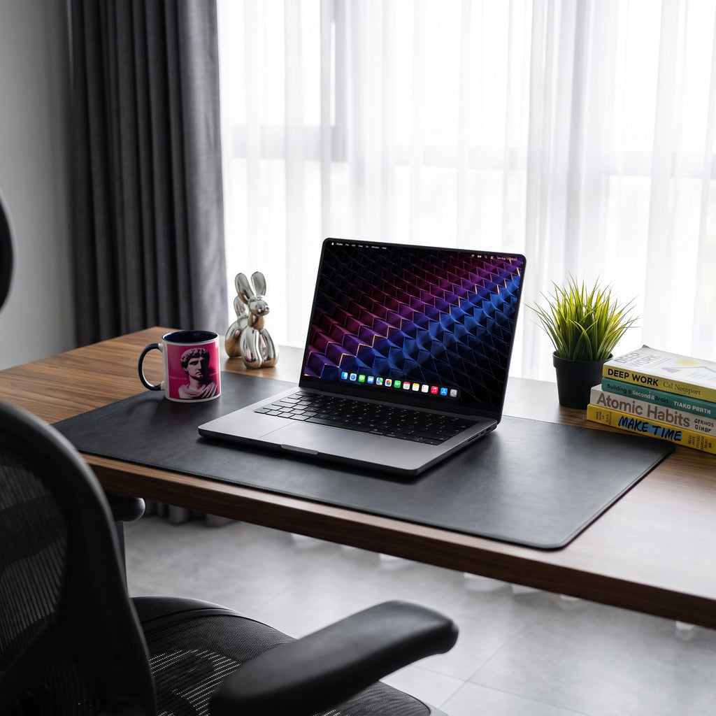 Notturno — MacBook, scena scrivania