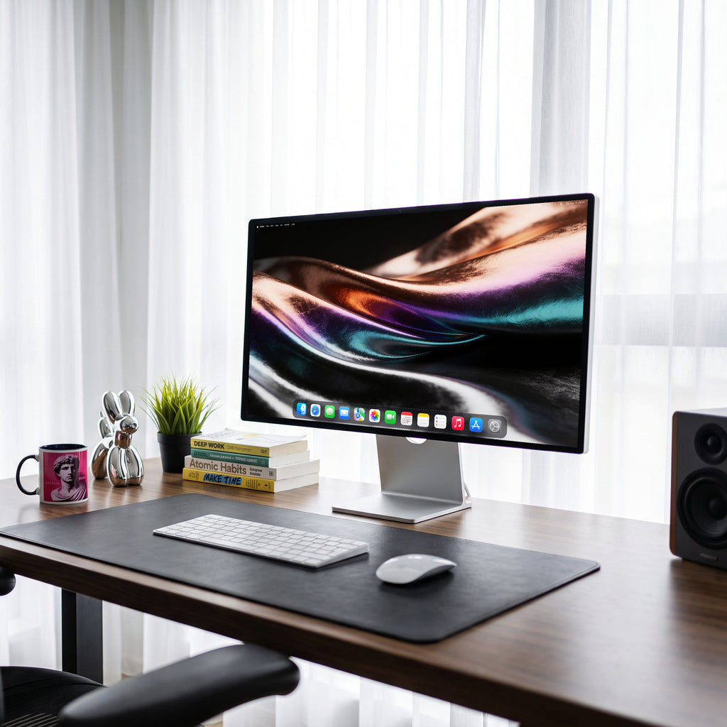 Iride — Apple Studio Display, scena scrivania
