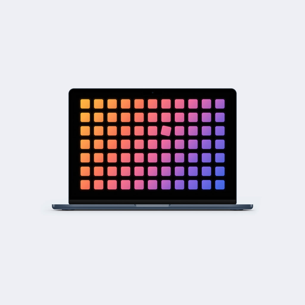Modulo — mockup MacBook Air