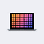 Modulo — mockup MacBook Air