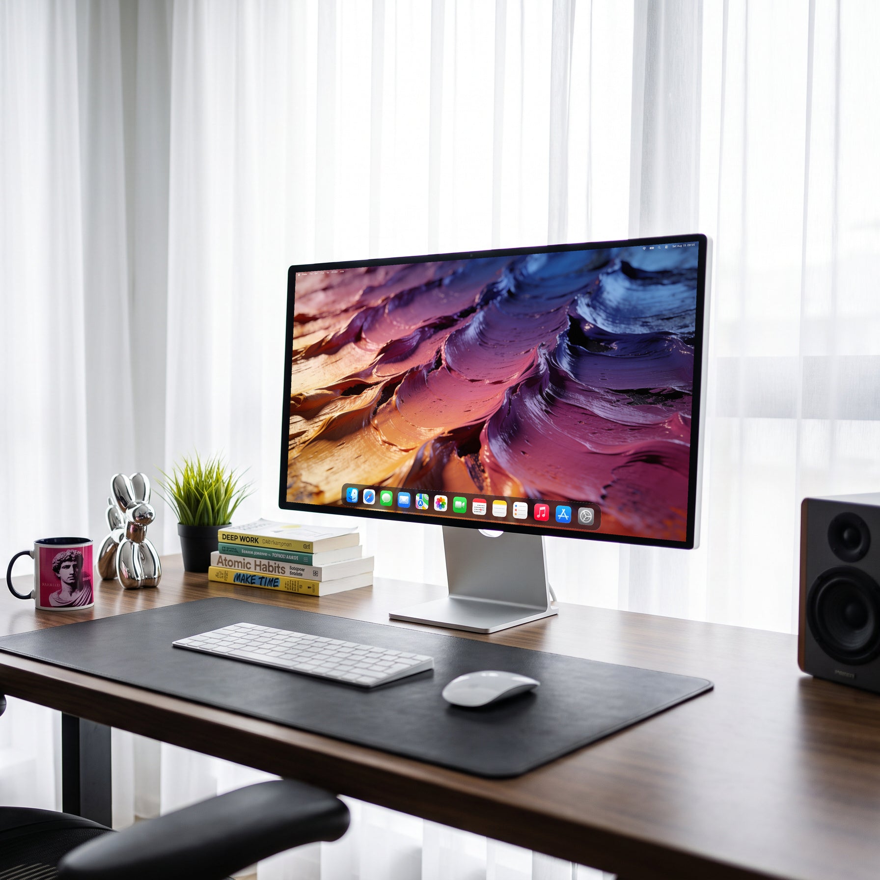 Materia — Apple Studio Display, scena scrivania