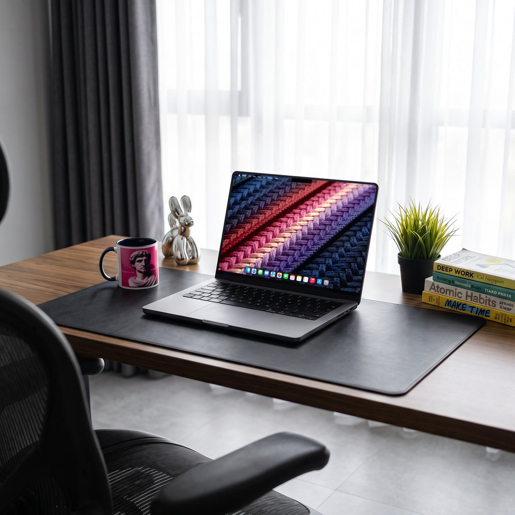 Spiga — MacBook, scena scrivania