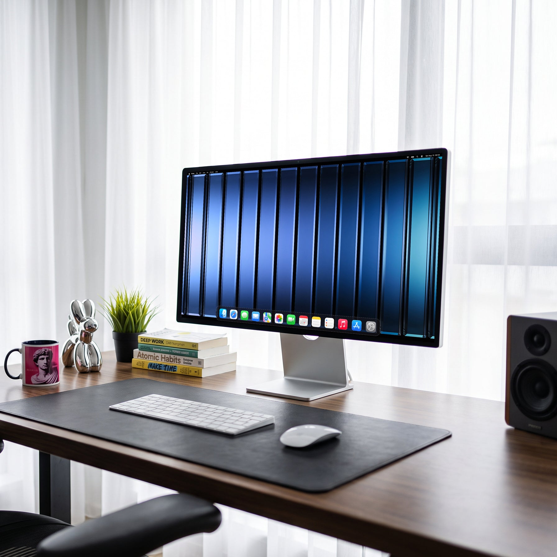 Transfinito — Apple Studio Display, scena scrivania