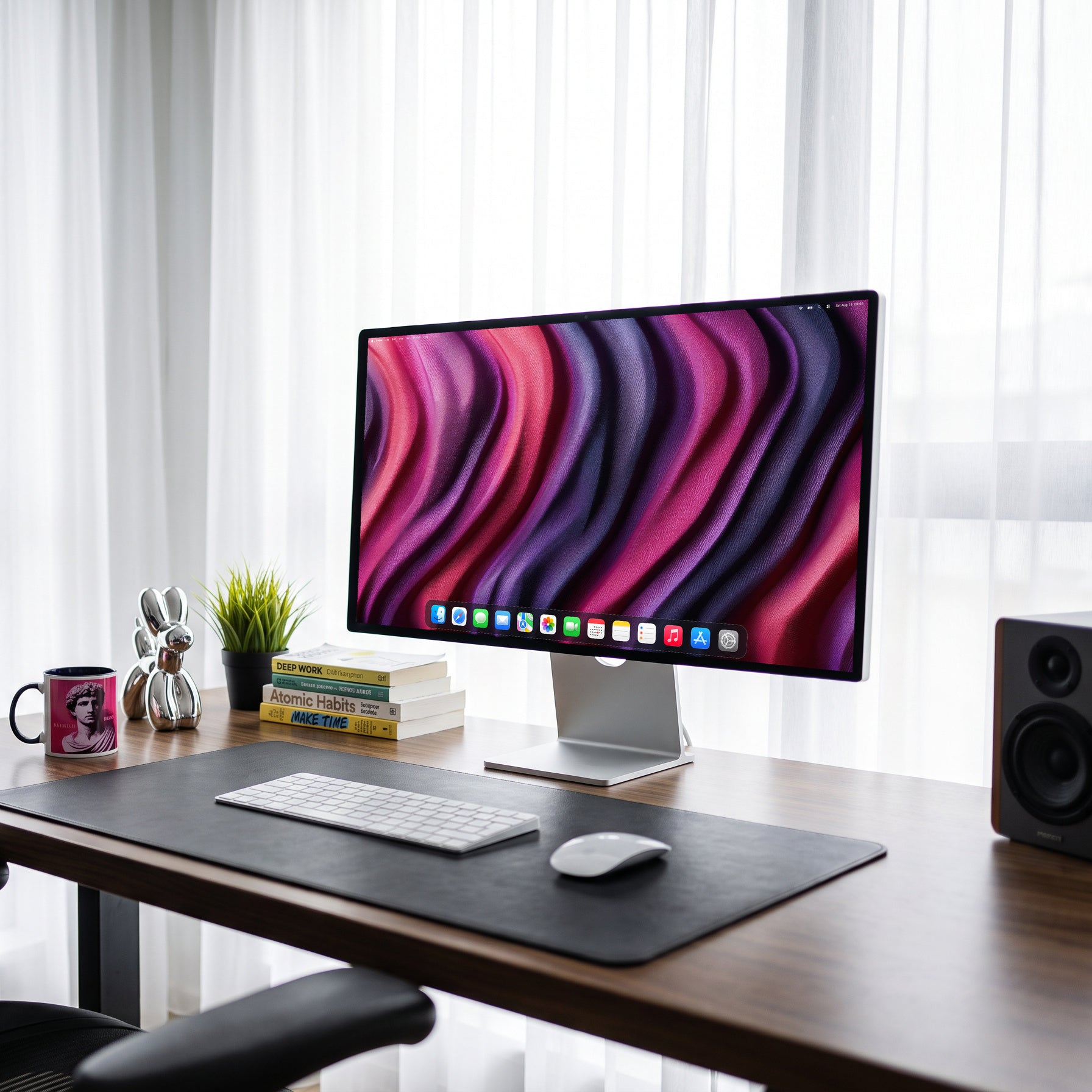 Drappo — Apple Studio Display, scena scrivania