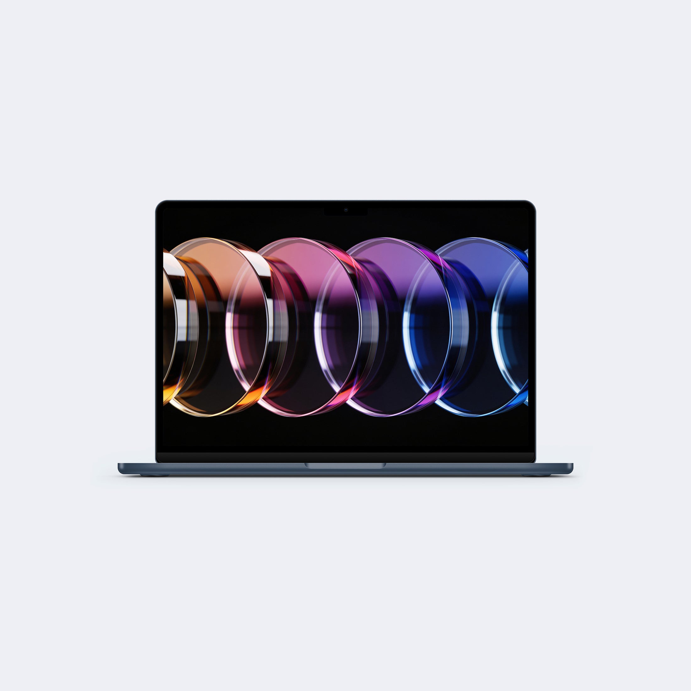 Lente — mockup MacBook Air