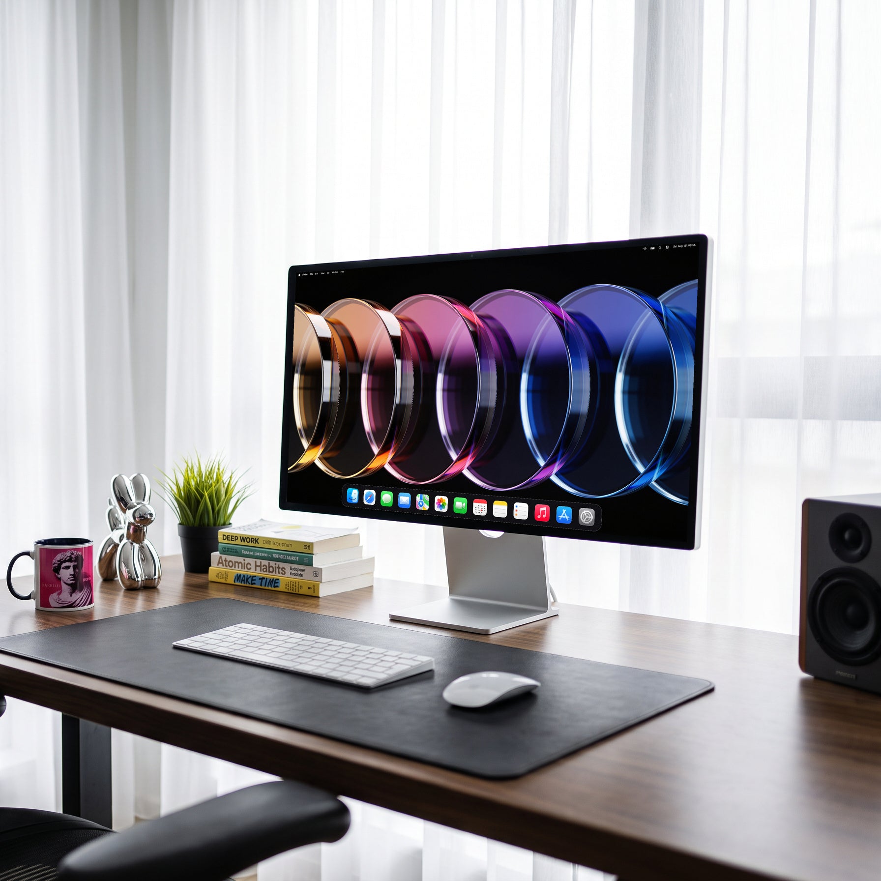 Lente — Apple Studio Display, scena scrivania