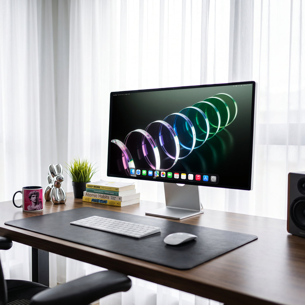 Anello — Apple Studio Display, scena scrivania