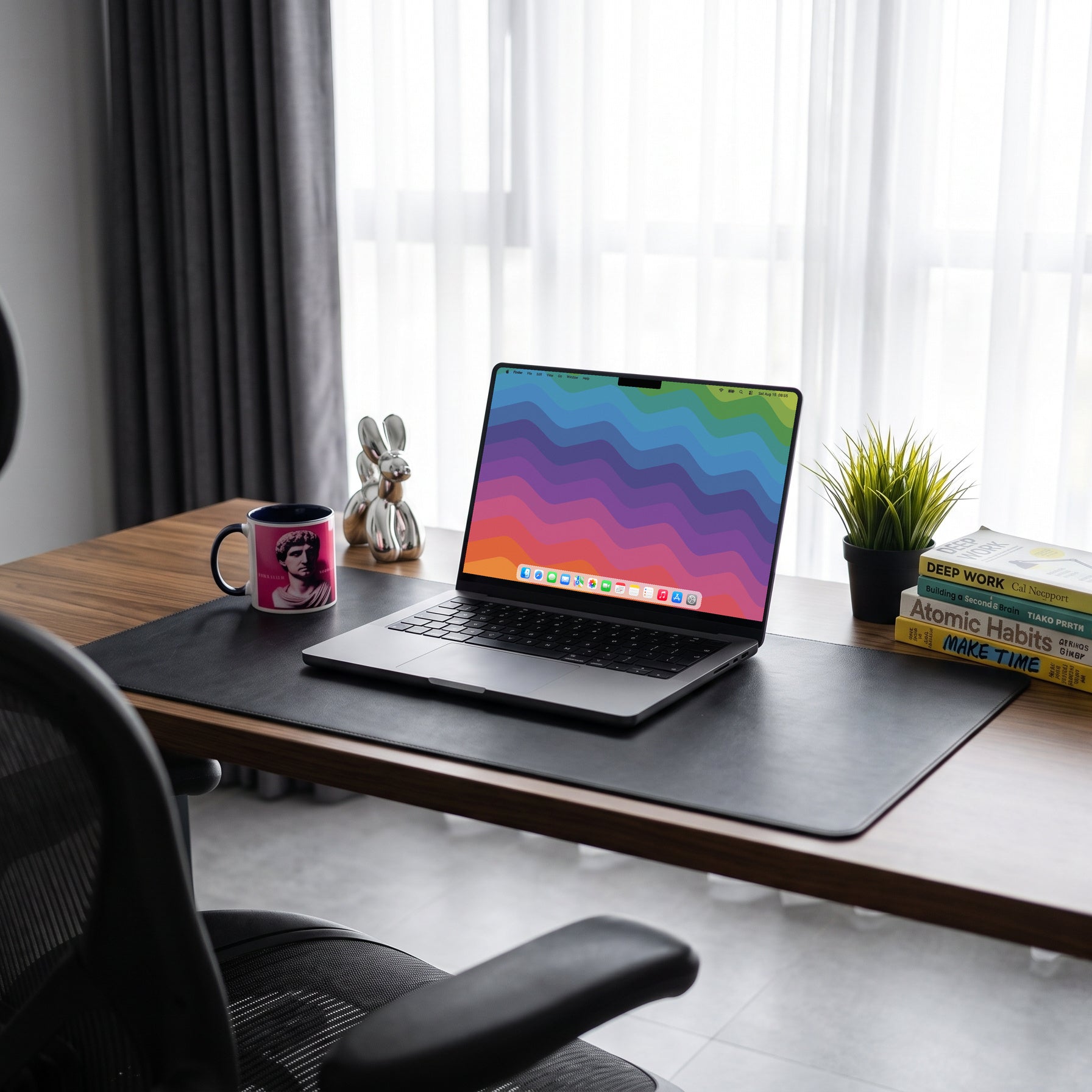 Gradino — MacBook, scena scrivania