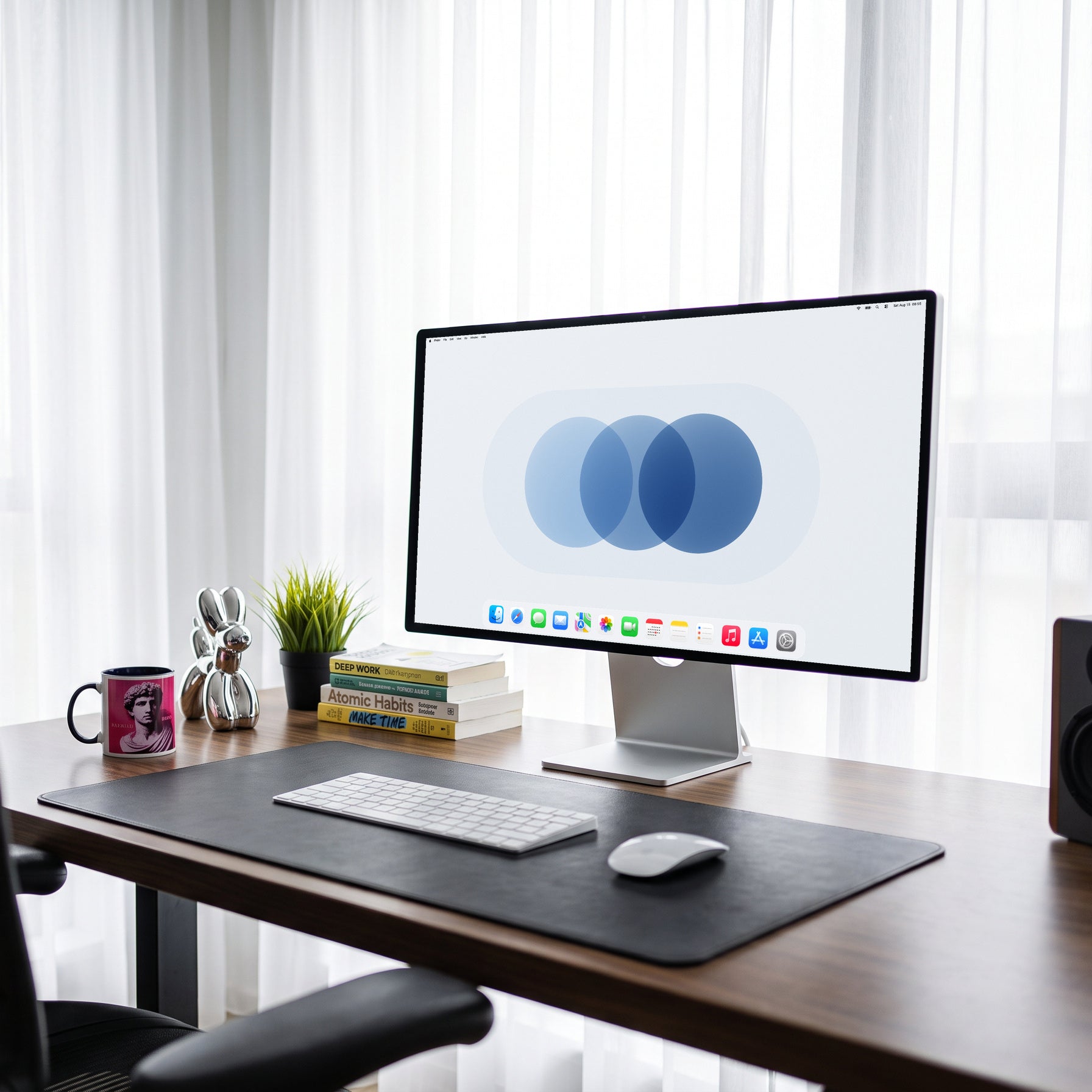 Eclisse — Apple Studio Display, scena scrivania
