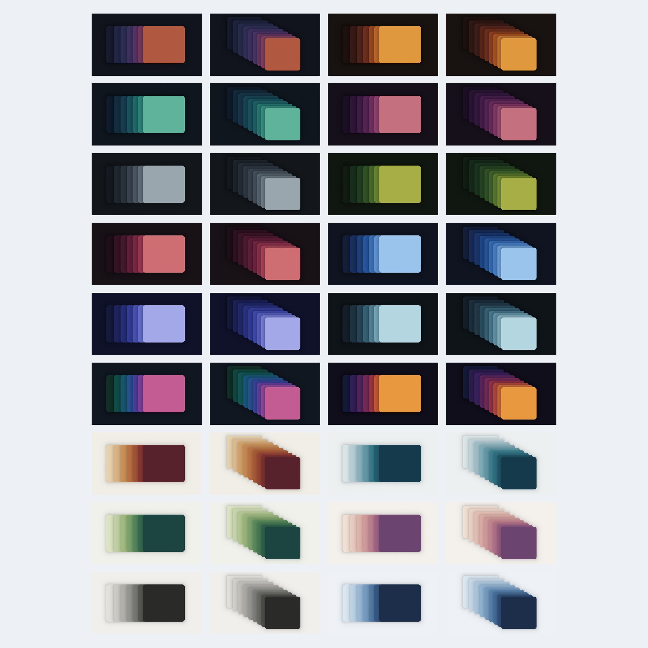 Mazzo — tutti i design, formato desktop